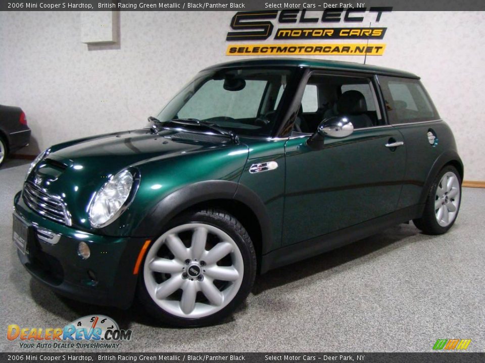 2006 Mini Cooper S Hardtop British Racing Green Metallic / Black/Panther Black Photo #1