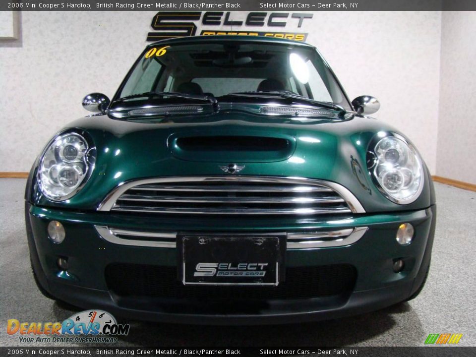 2006 Mini Cooper S Hardtop British Racing Green Metallic / Black/Panther Black Photo #2