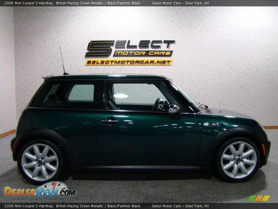2006 Mini Cooper S Hardtop British Racing Green Metallic / Black/Panther Black Photo #4