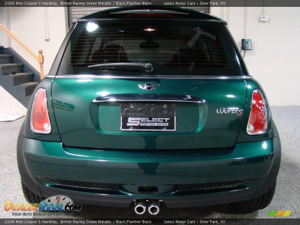 2006 Mini Cooper S Hardtop British Racing Green Metallic / Black/Panther Black Photo #5