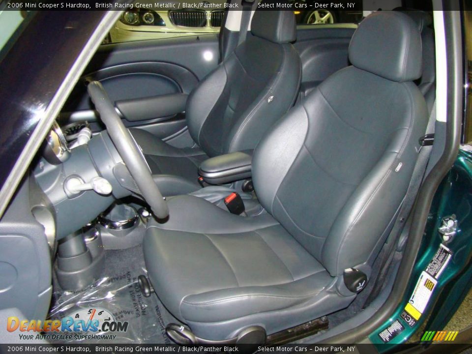 2006 Mini Cooper S Hardtop British Racing Green Metallic / Black/Panther Black Photo #8