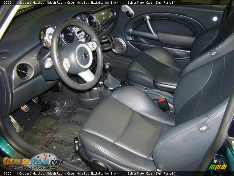 2006 Mini Cooper S Hardtop British Racing Green Metallic / Black/Panther Black Photo #9