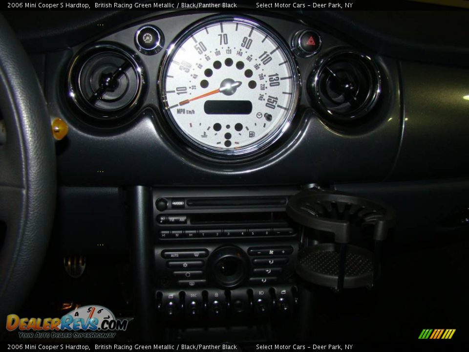 2006 Mini Cooper S Hardtop British Racing Green Metallic / Black/Panther Black Photo #10