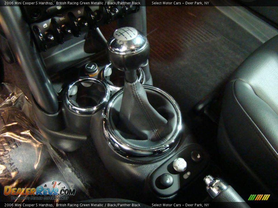 2006 Mini Cooper S Hardtop British Racing Green Metallic / Black/Panther Black Photo #11