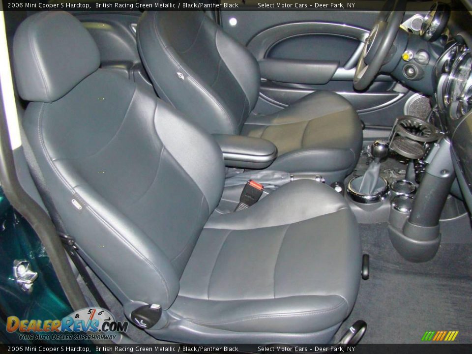 2006 Mini Cooper S Hardtop British Racing Green Metallic / Black/Panther Black Photo #12