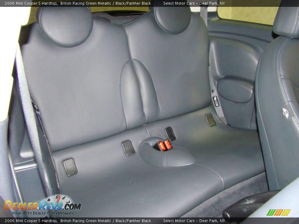 2006 Mini Cooper S Hardtop British Racing Green Metallic / Black/Panther Black Photo #13