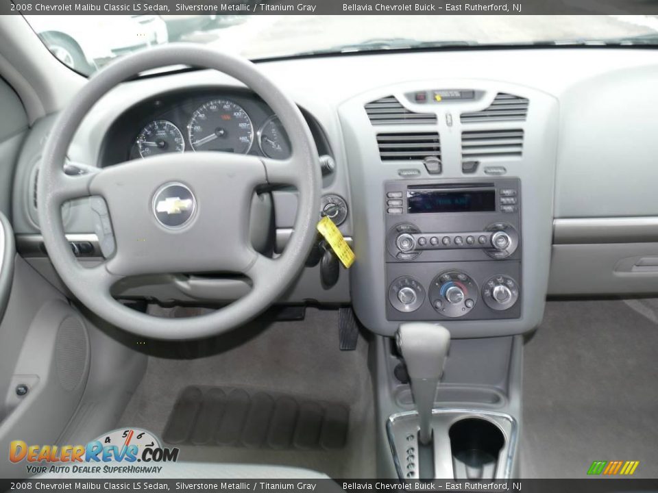 2008 Chevrolet Malibu Classic LS Sedan Silverstone Metallic / Titanium Gray Photo #8
