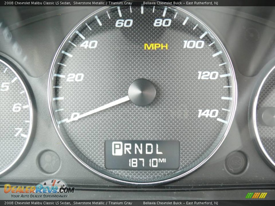 2008 Chevrolet Malibu Classic LS Sedan Silverstone Metallic / Titanium Gray Photo #10