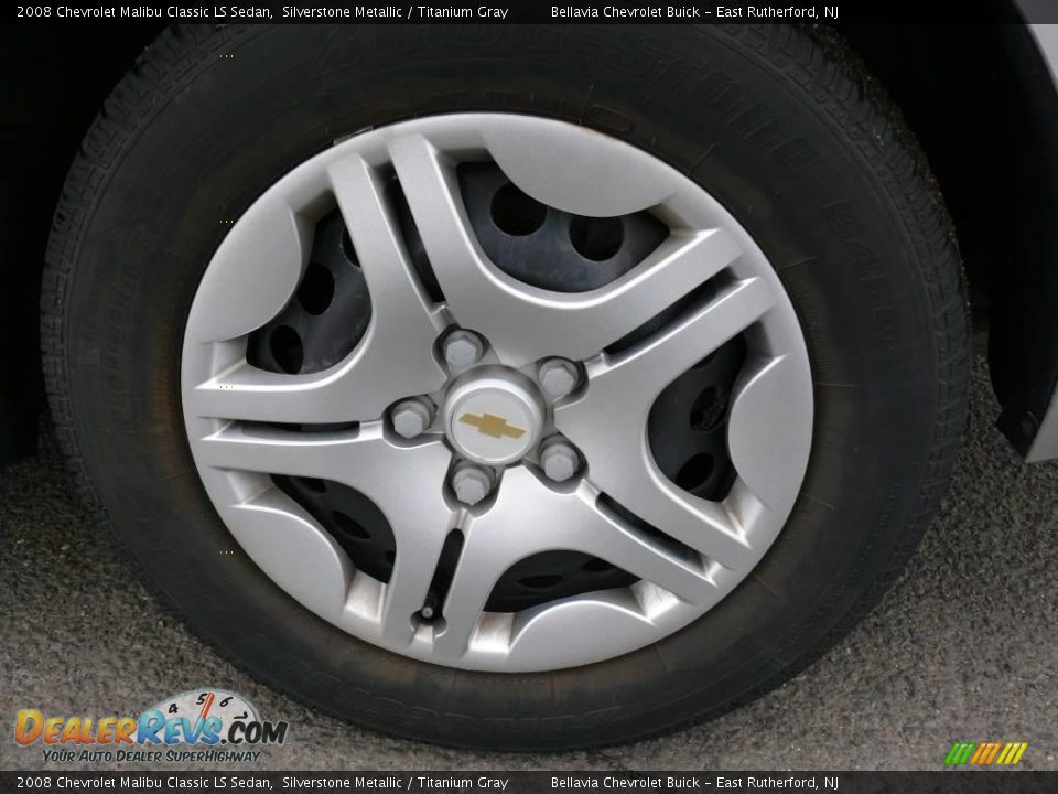 2008 Chevrolet Malibu Classic LS Sedan Silverstone Metallic / Titanium Gray Photo #13