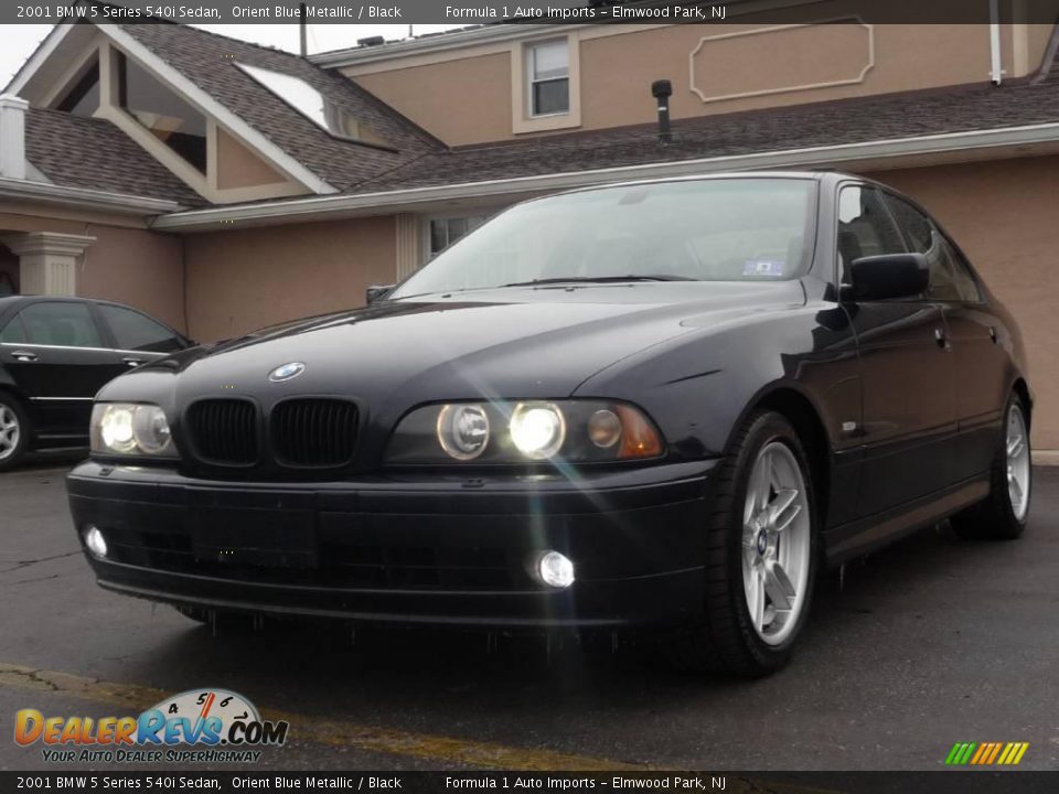 2001 BMW 5 Series 540i Sedan Orient Blue Metallic / Black Photo #1