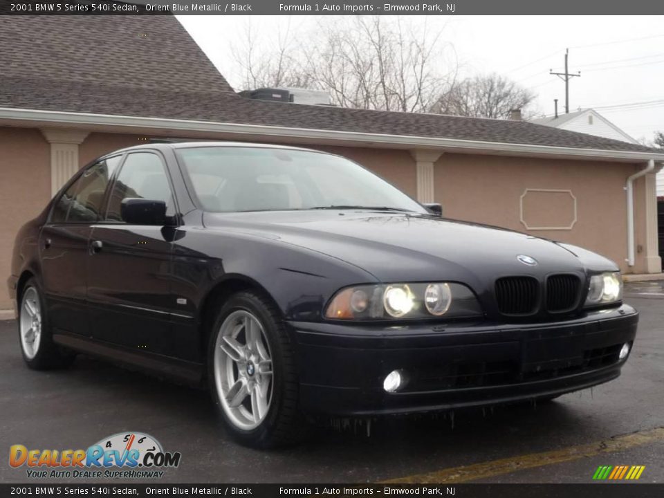 2001 BMW 5 Series 540i Sedan Orient Blue Metallic / Black Photo #2