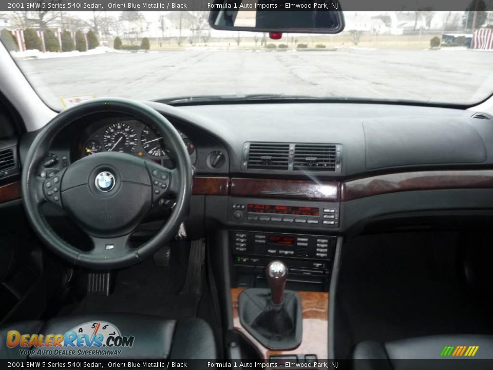 2001 BMW 5 Series 540i Sedan Orient Blue Metallic / Black Photo #5