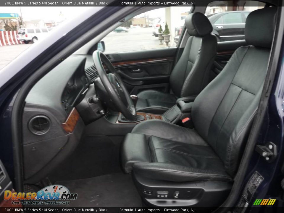 2001 BMW 5 Series 540i Sedan Orient Blue Metallic / Black Photo #6