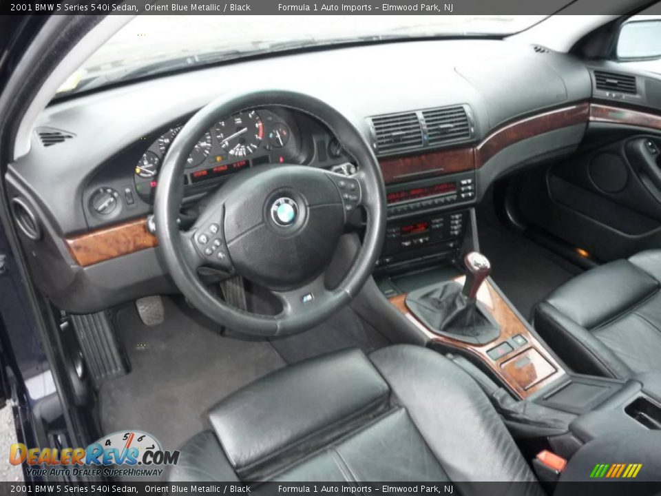 2001 BMW 5 Series 540i Sedan Orient Blue Metallic / Black Photo #7