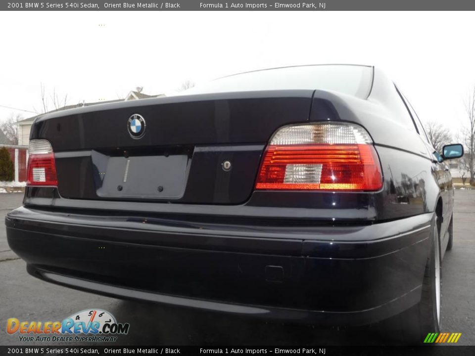 2001 BMW 5 Series 540i Sedan Orient Blue Metallic / Black Photo #16