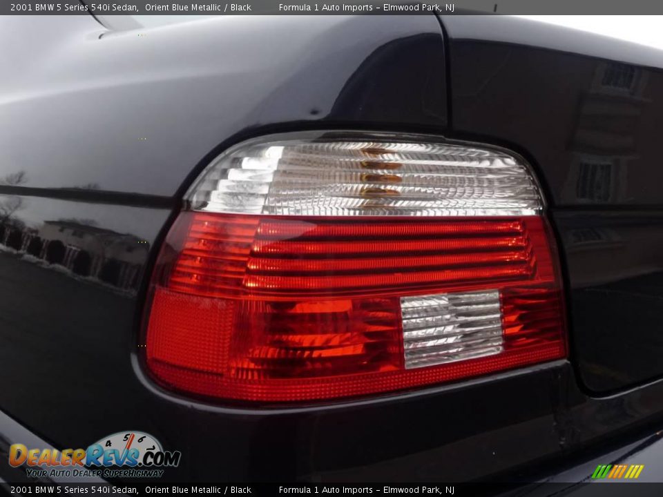 2001 BMW 5 Series 540i Sedan Orient Blue Metallic / Black Photo #17