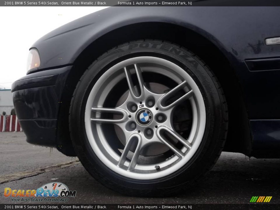 2001 BMW 5 Series 540i Sedan Orient Blue Metallic / Black Photo #18