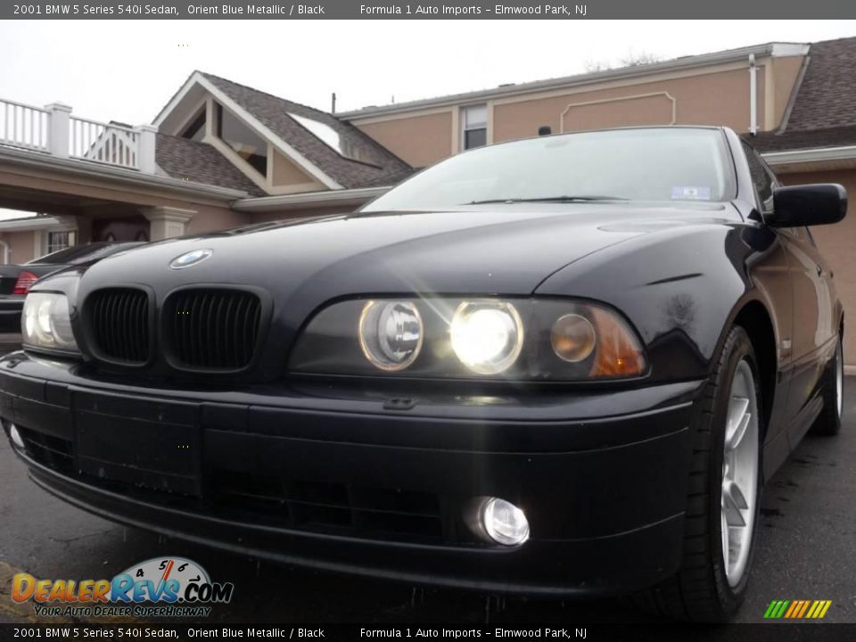 2001 BMW 5 Series 540i Sedan Orient Blue Metallic / Black Photo #19