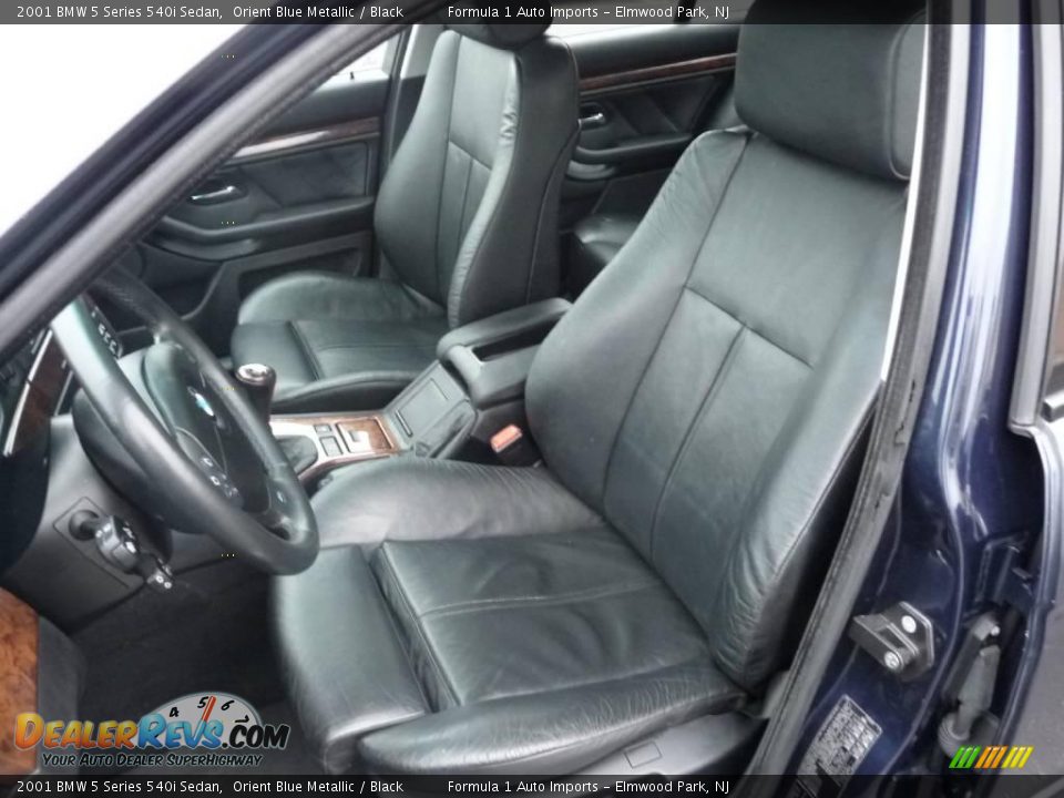 2001 BMW 5 Series 540i Sedan Orient Blue Metallic / Black Photo #23