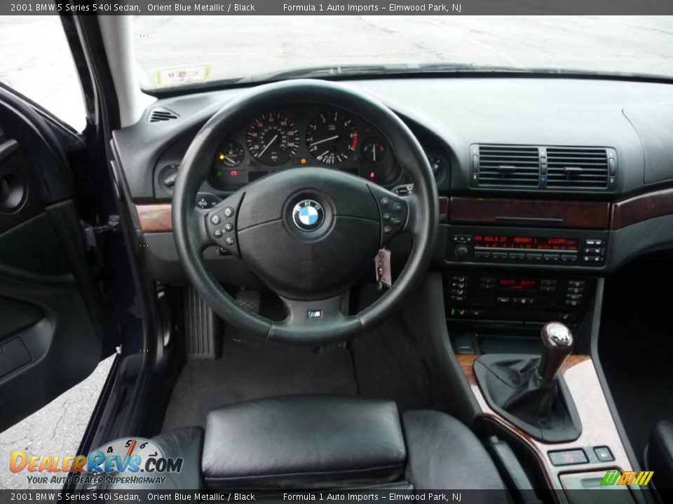 2001 BMW 5 Series 540i Sedan Orient Blue Metallic / Black Photo #24