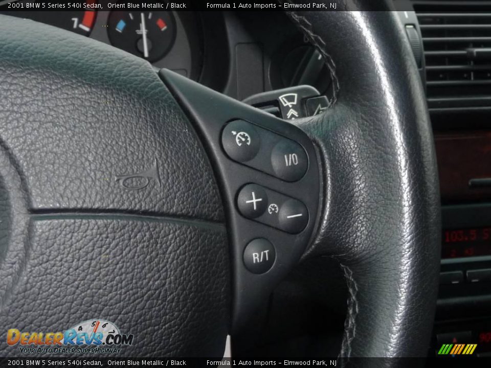 2001 BMW 5 Series 540i Sedan Orient Blue Metallic / Black Photo #28