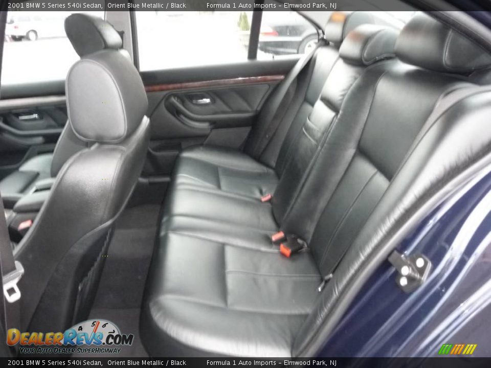 2001 BMW 5 Series 540i Sedan Orient Blue Metallic / Black Photo #31