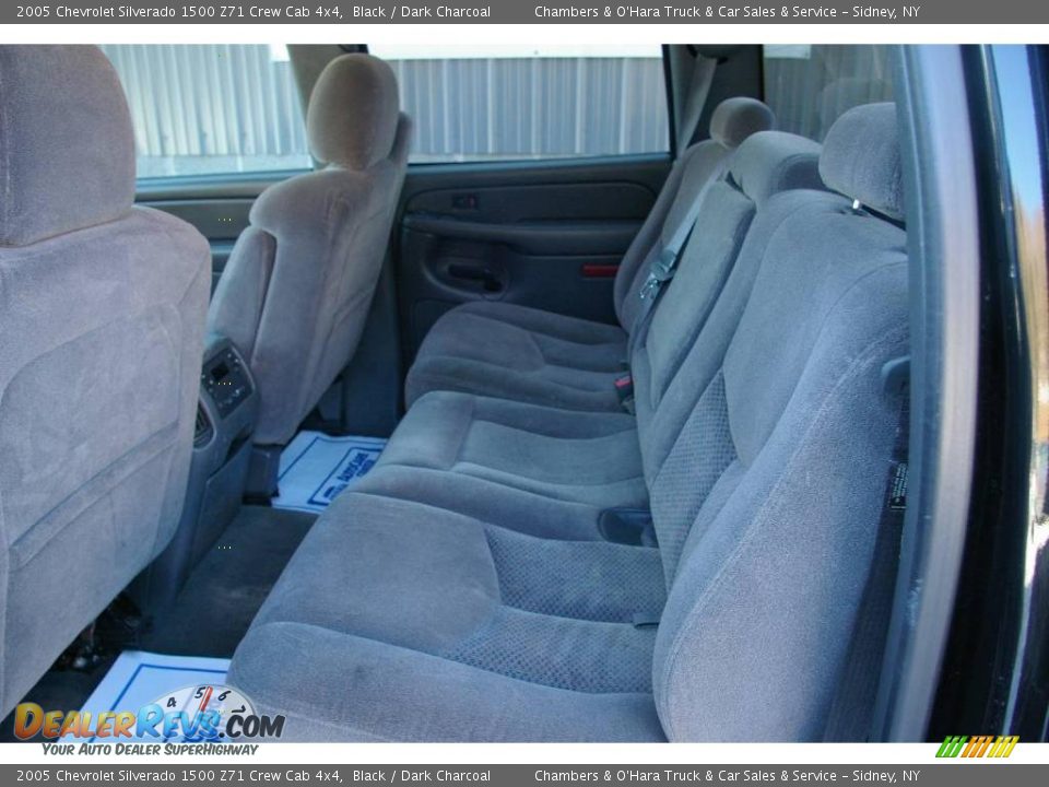 2005 Chevrolet Silverado 1500 Z71 Crew Cab 4x4 Black / Dark Charcoal Photo #10