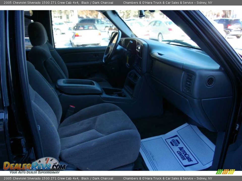 2005 Chevrolet Silverado 1500 Z71 Crew Cab 4x4 Black / Dark Charcoal Photo #13