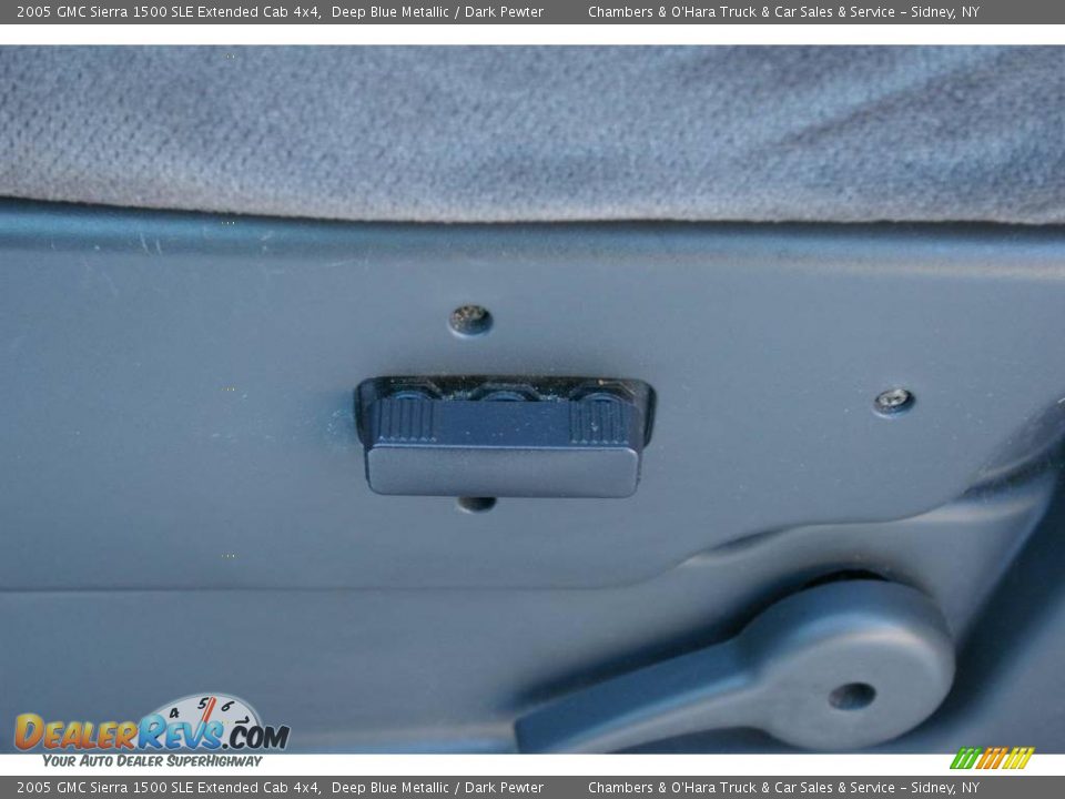 2005 GMC Sierra 1500 SLE Extended Cab 4x4 Deep Blue Metallic / Dark Pewter Photo #4