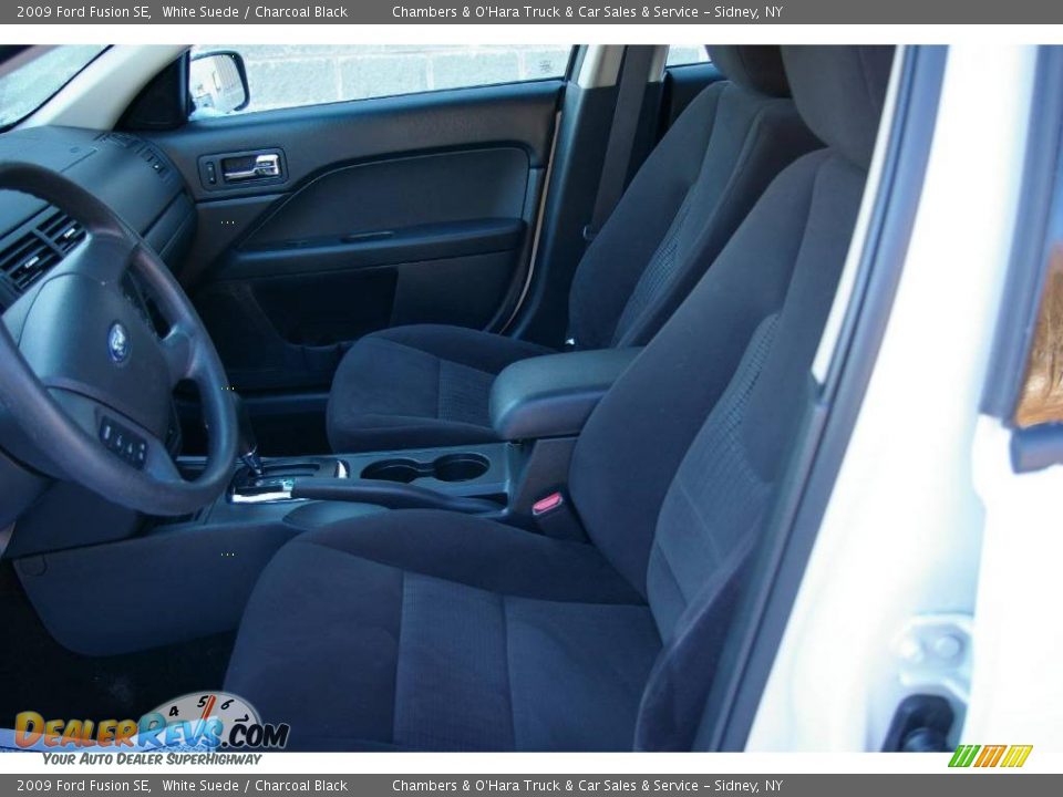 2009 Ford Fusion SE White Suede / Charcoal Black Photo #3