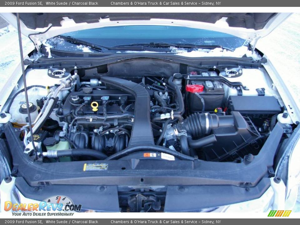 2009 Ford Fusion SE White Suede / Charcoal Black Photo #13