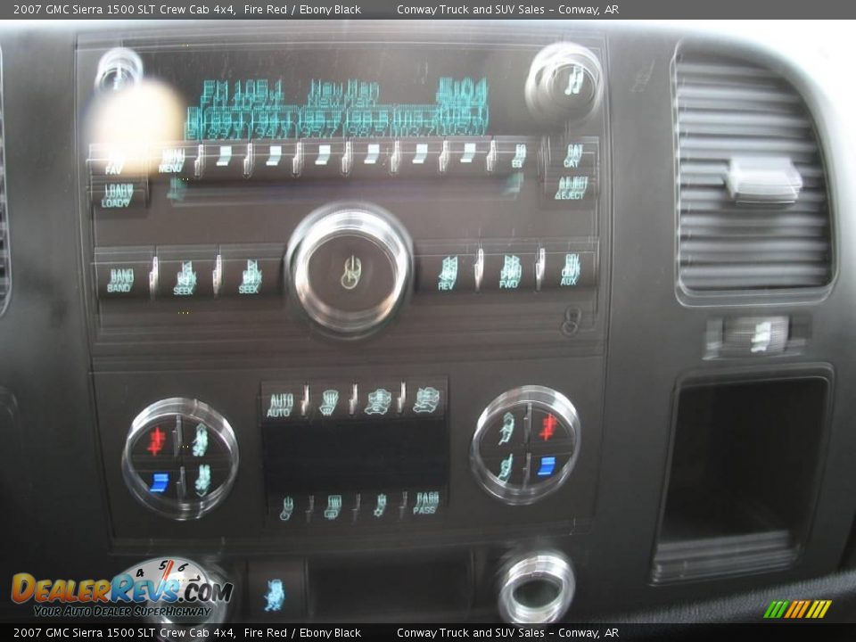 2007 GMC Sierra 1500 SLT Crew Cab 4x4 Fire Red / Ebony Black Photo #14