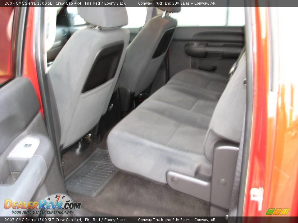 2007 GMC Sierra 1500 SLT Crew Cab 4x4 Fire Red / Ebony Black Photo #17