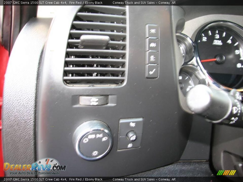 2007 GMC Sierra 1500 SLT Crew Cab 4x4 Fire Red / Ebony Black Photo #18