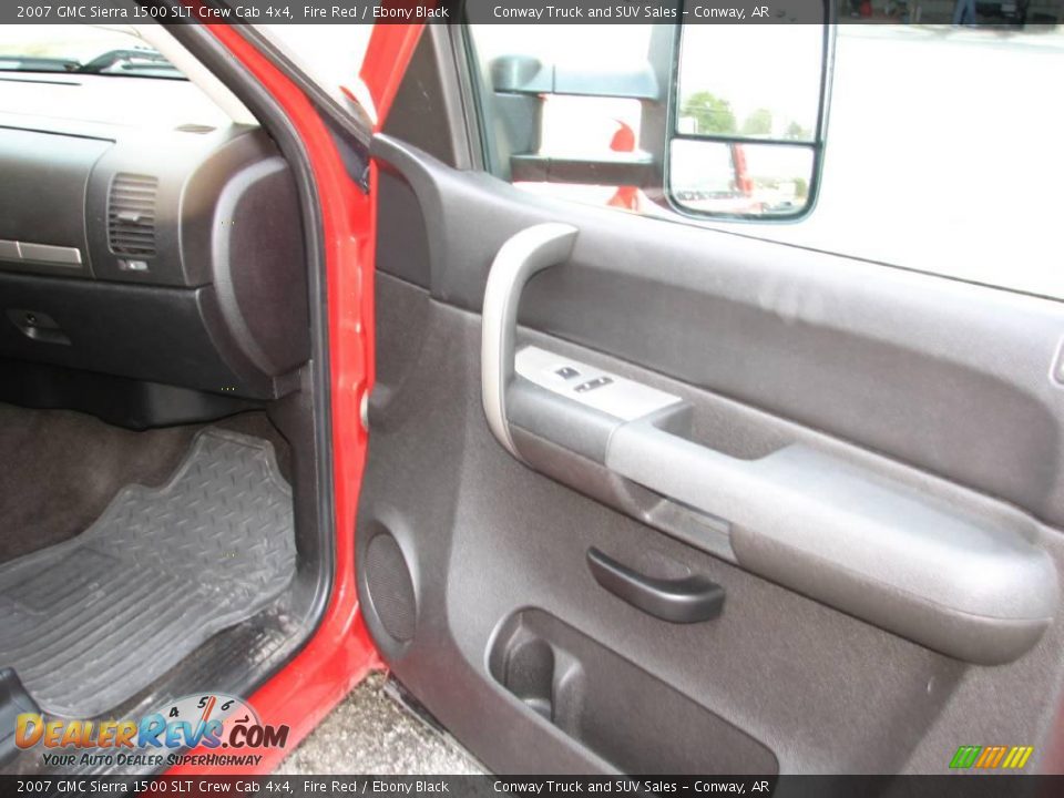 2007 GMC Sierra 1500 SLT Crew Cab 4x4 Fire Red / Ebony Black Photo #20