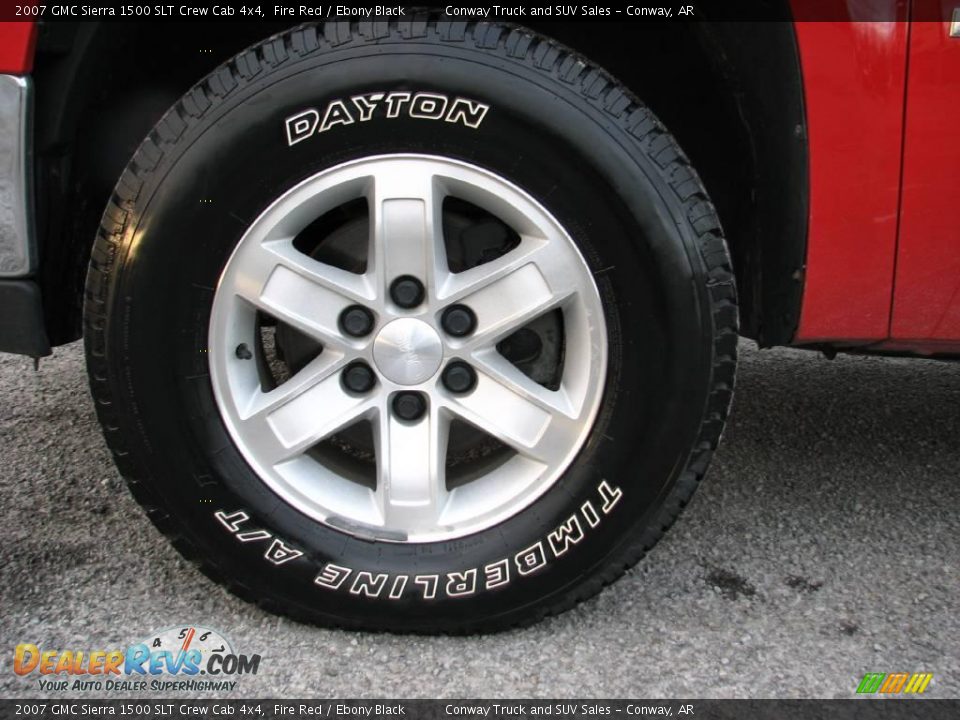 2007 GMC Sierra 1500 SLT Crew Cab 4x4 Fire Red / Ebony Black Photo #22