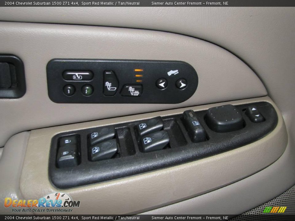 2004 Chevrolet Suburban 1500 Z71 4x4 Sport Red Metallic / Tan/Neutral Photo #13