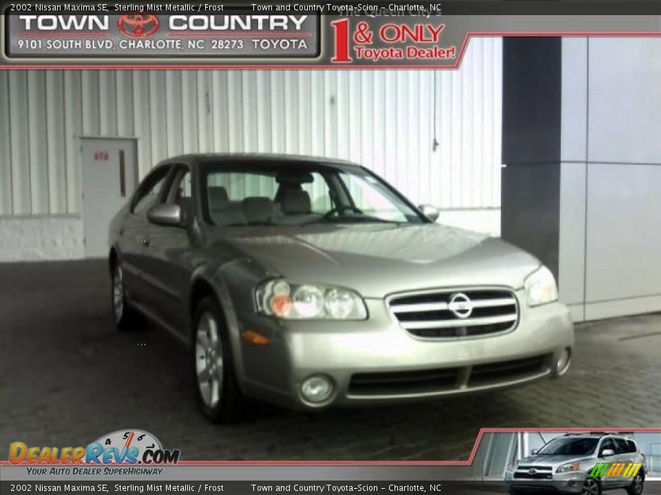 2002 Nissan Maxima SE Sterling Mist Metallic / Frost Photo #1