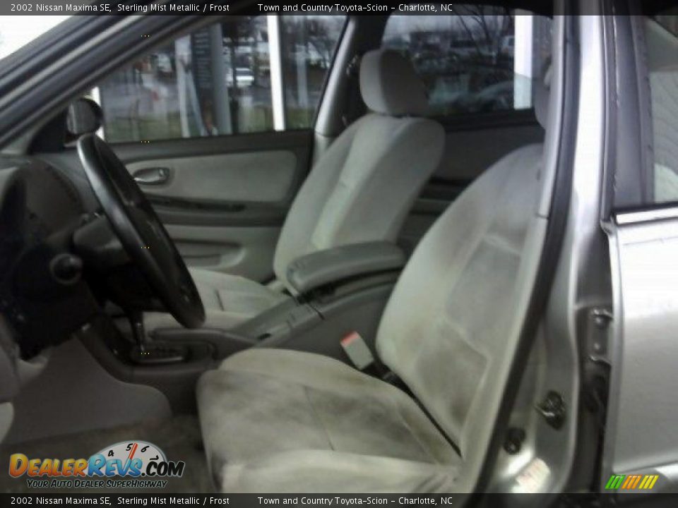 2002 Nissan Maxima SE Sterling Mist Metallic / Frost Photo #6