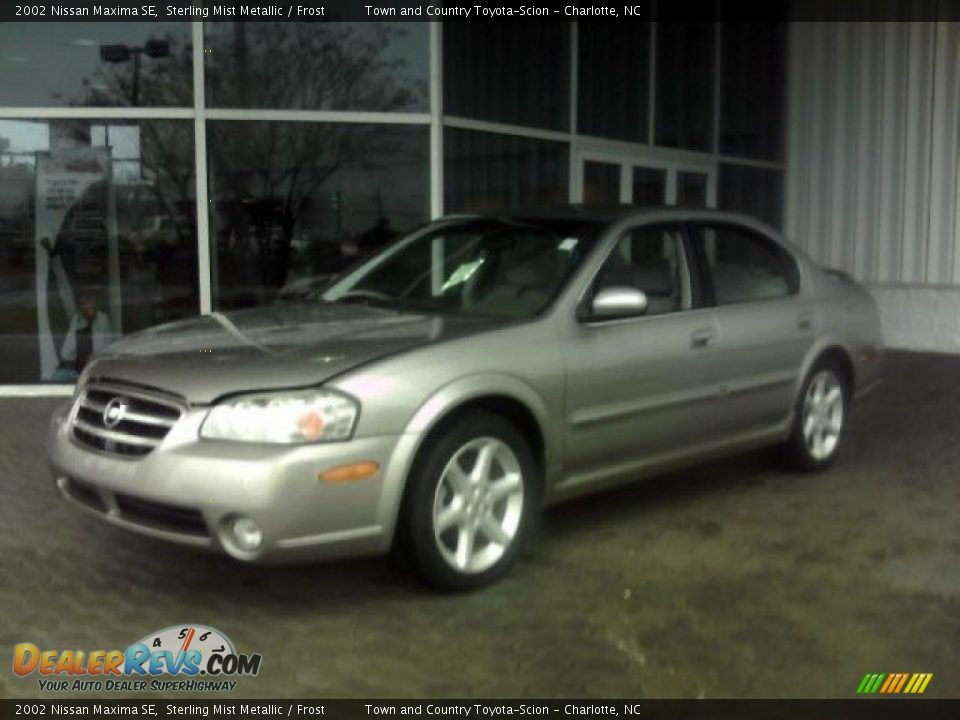2002 Nissan Maxima SE Sterling Mist Metallic / Frost Photo #18