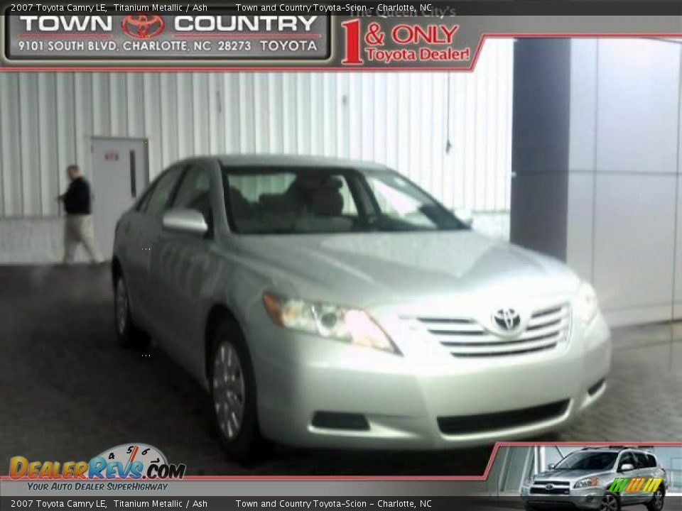 2007 Toyota Camry LE Titanium Metallic / Ash Photo #1