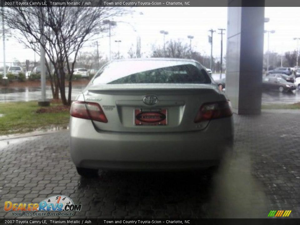 2007 Toyota Camry LE Titanium Metallic / Ash Photo #4