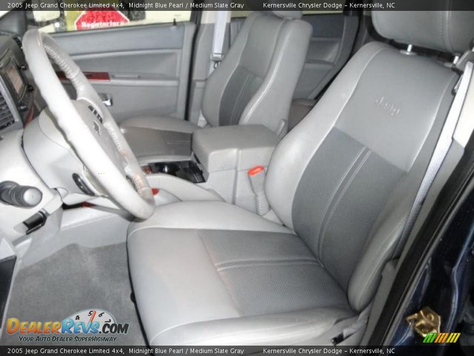 2005 Jeep Grand Cherokee Limited 4x4 Midnight Blue Pearl / Medium Slate Gray Photo #5