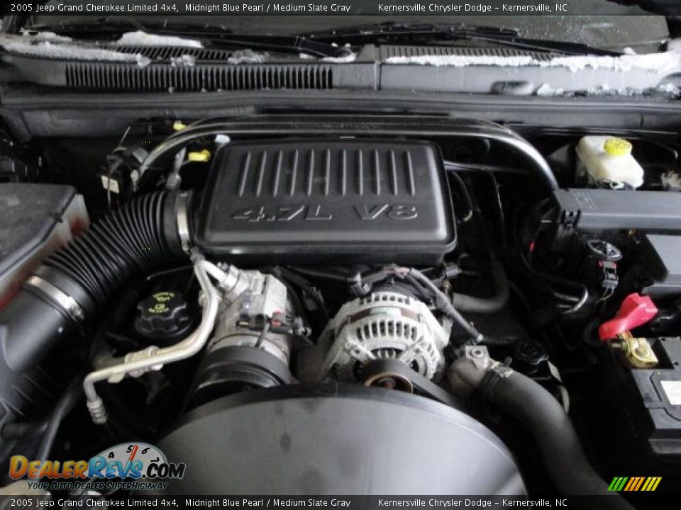 2005 Jeep Grand Cherokee Limited 4x4 Midnight Blue Pearl / Medium Slate Gray Photo #16