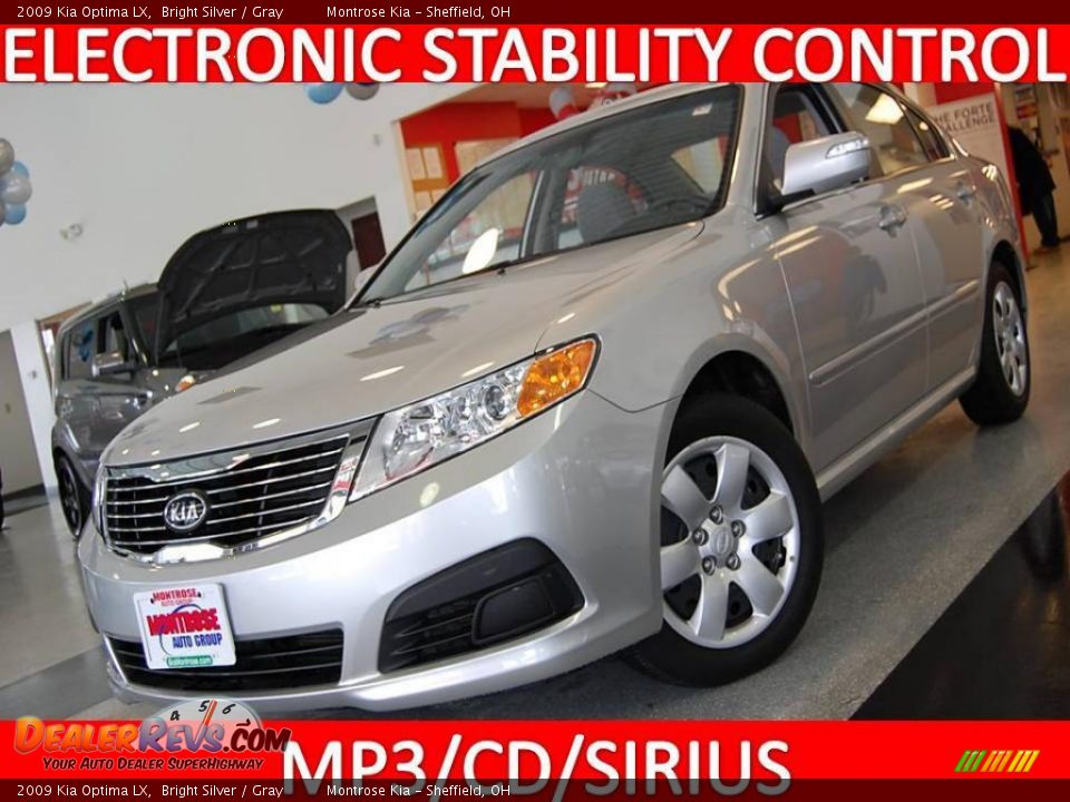 2009 Kia Optima LX Bright Silver / Gray Photo #1