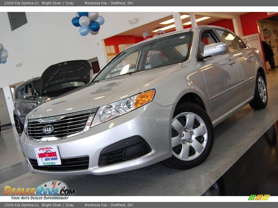 2009 Kia Optima LX Bright Silver / Gray Photo #2