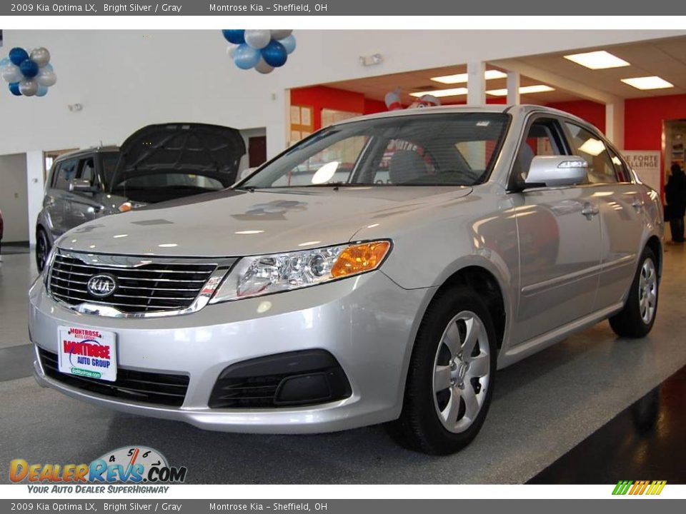 2009 Kia Optima LX Bright Silver / Gray Photo #3