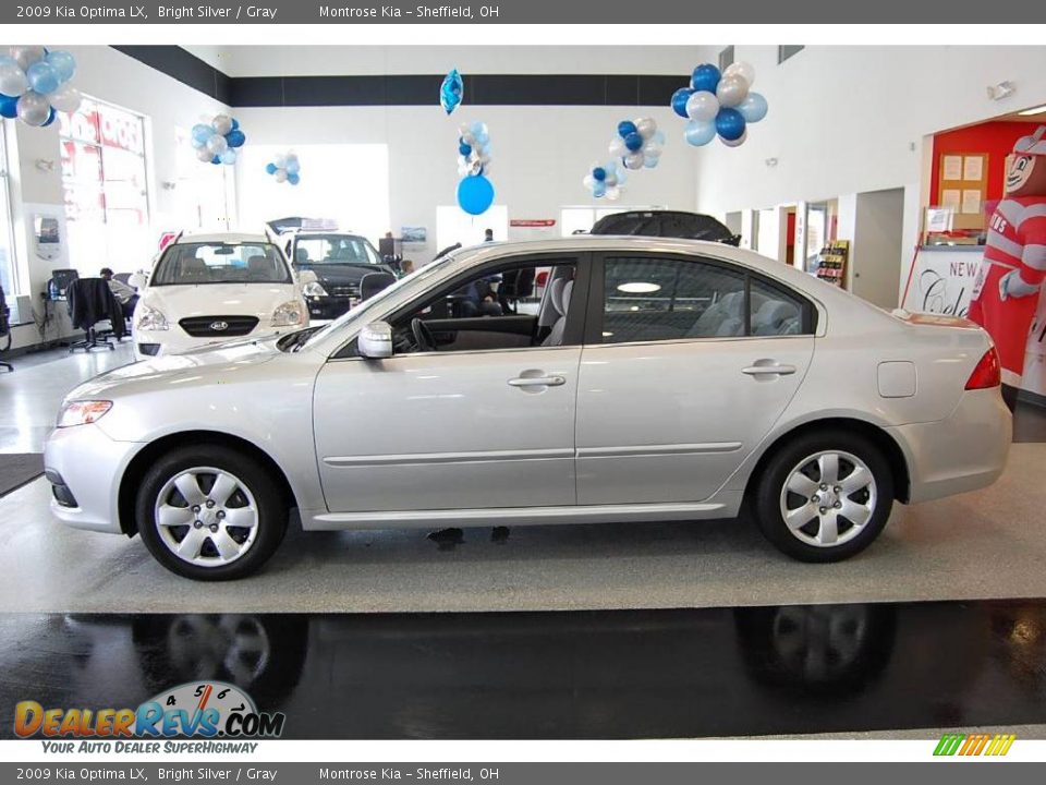 2009 Kia Optima LX Bright Silver / Gray Photo #4