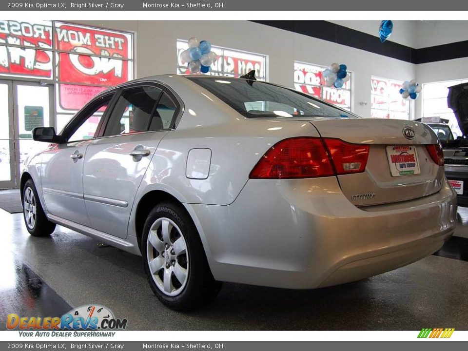 2009 Kia Optima LX Bright Silver / Gray Photo #5