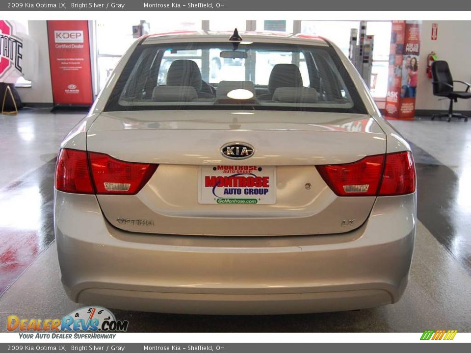 2009 Kia Optima LX Bright Silver / Gray Photo #6